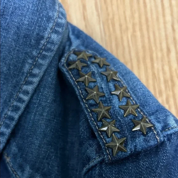 Guess Dark Indigo Denim Shirt - Picture 5 of 5